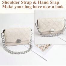 SinHo Women's Bag Chain Strap Replacement Double-Loop Aluminum Alloy Chain Chunky Purse Chain Short Strap Handles Replacement For Handbag - Multicolor - View 9
