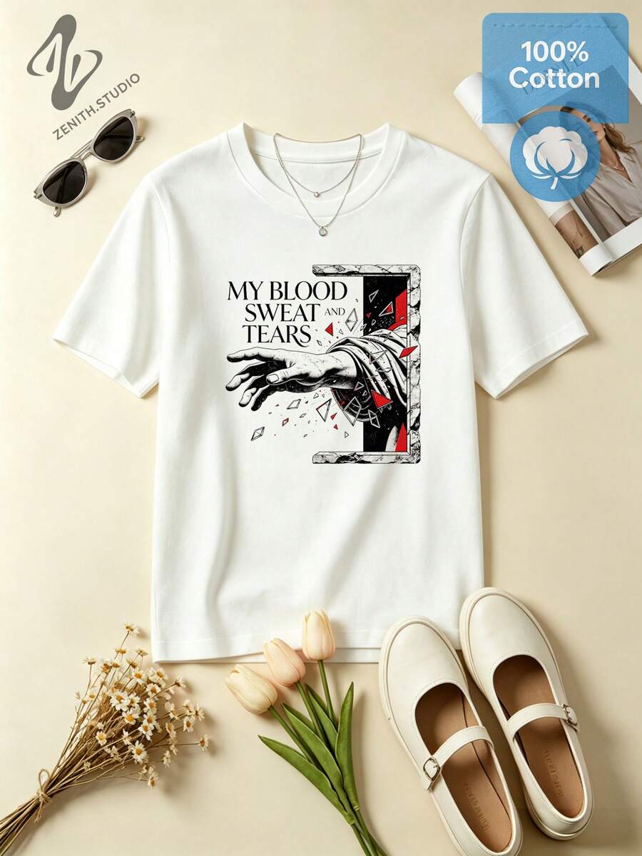 Women T-Shirts - 白色 - 查看 1