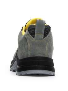GUYISA Men's Professional Anti-Crush Anti-Puncture Anti-Spark Protective Shoes, Welder Series Lightweight Breathable Solid Sole Oil-Resistant Iron-Chip Resistant All-Season Functional Shoes - Light Grey - View 8