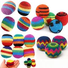 1pc Handmade Woven Juggling Ball, Suitable For Beginners, Upgraded Soft Fabric Bag, Multiple Colors Available, Suitable For Training And Practice, Suitable For Parties, Holidays And Skill Improvement, Random Color - Multicolor - View 7