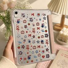 American Retro Small Pattern Notebook Stickers, Phone Case Stickers, Stars, Buttons, Apples, Bows Multiple Cute Elements, Waterproof No Residue, Suitable For Phone Cases, Lens Films, Water Bottles, Journals, Luggage, Handmade DIY Decoration Versatile - View 6