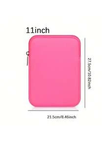 1pc 6"/7"/8"/10"/11" Office Commute Essential Soft Laptop Sleeve, Scratch-Resistant Wear-Resistant Organizer Bag, Lightweight Portable, Minimalist Fashionable Carry-On - Rectangle - View 14