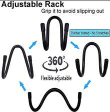 2 Pack Seat Back Gun Rack Bow Rack Holder Gun Holder Gun Sling Organizer For Truck, Car To Hold Rifles - No Installation Tools Required, Simple To Install - No Rifles Included - White - View 3