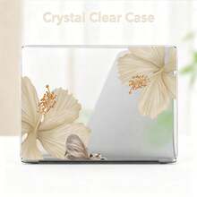 2-Piece Transparent Hard PC Case For MacBook, Anti-Slip Silicone Feet Hollow Cooling Vents Full Wrap Shockproof Laptop Protec - View 4