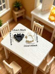 Miniature Realistic Bat Tray Prop, Dollhouse Halloween Scene Decor Ornament - Bat Tray Prop - View 2