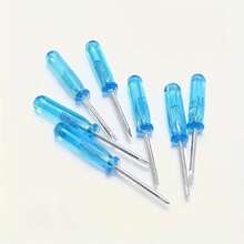 8pcs Blue Mini Screwdriver Set, Toy 2mm Cross Word Repair Tool, Suitable For Exercising Hands-On Ability Small Repair Tool, Crystal Screw Tool Halloween, Christmas, Thanksgiving Gift, Tools For Men - Multicolor - View 6