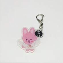 SKZOO "Dominate Seoul" Album Series, Silver CD Disc Wing Design Acrylic Keychain Pendant, Very Cute Bag Accessory - Multicolor - View 18