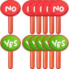 1pc GO/STOP Learning Sign Handheld Teaching Prop, Suitable For Students And Educators, Very Practical Teaching Tool, Double-Sided PVC Handheld Response Card, Applicable For Teacher Classroom Tools, Fun Home Games And Interactive Learning Activities - Sign - View 11