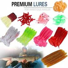 Kit de 302 señuelos de Pesca, Cebo Duro Artificial con Anzuelos de Pesca Gusanos Larvas Bichos Sábalos Gusanos de Cola y Cajas, Cebo de Agua Dulce para Lubina, Accesorios de Pesca para el mar - Multicolor - Ver 4