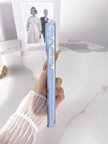 Koolife 1 buah Casing Ponsel Magnetik Definisi Tinggi, Bahan TPU+PC, Tombol Terpisah, Sisipan Samping Berwarna-warni, Perlindungan Tonjolan Lensa, Mendukung Pengisian Daya Nirkabel, Casing Pelindung Anti Jatuh, Kompatibel Dengan iPhone 18pro/18pro Max/17/17 Pro/17 Pro Max/16/15/14/13/12 Pro Max - Yuanfeng biru - View 5