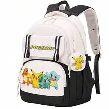 Miniso 2Pcs POKéMON Starters Korean Backpack Set, Large Laptop Bookbag Mini Coin Purse, Daypack For Work Gym Hiking Shopping Daily Travel Weekend Trip - Color 1 - View 4
