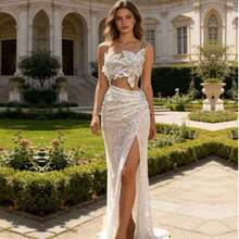 1pc Luxury Fashion Women's Sparkling Rhinestone Brooch, Crystal Suit Jacket Corsage, 3-Layer 3D Hand-Embroidered Beaded Flower Brooch For Men And Women Clothing, Creative Clothing Applique Ornament, Shiny Clothing Accessory Fabric Decoration Patch, Elegant Floral Embroidery Beaded Bridal Dress Accessory, Dopamine Beach Swimwear Accessory, Chinese Style Formal Wear Accessory, Comes With 2 Brooches - Multicolor - View 11
