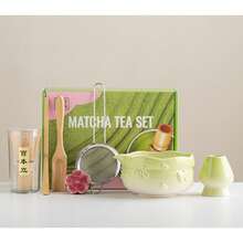 1 pieza/7 piezas Juego de té matcha con lazo y corazón con pico, incluye cuenco de matcha, batidor de matcha, colador de té, taza de matcha, agitador, cuchara de té, juego de cuencos de té, herramientas de preparación de matcha, herramientas para hacer postres y bebidas, caja de regalo estilo japonés, juego de agitación de matcha Matsudai, regalo para amantes del matcha, juego de vuelta a la escuela, juego de regalo festivo - Multicolor - Ver 14