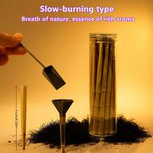 200/100/50pcs 4.3in/11cm Pre-Rolled Brown Filter Tips Rolling Paper | Slow Burning Rolling Paper, Suitable For Smoking, Electronic Cigarettes, Holiday, Valentine's Day, Father's Day, Christmas, Halloween Gifts And Smoking Accessories - Upgraded Pure Wood Pulp - View 1