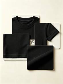 Women T-Shirts - 黑色 - 查看 4
