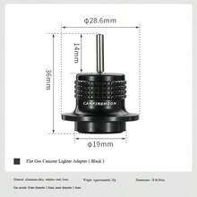 CAMPINGMOON 1pc Standard Butane Lighter Torch Refill Adapter Spring Pressure Valve One-Press Refill Suitable For Outdoor Camping Z39 BKZ39 - A - View 11