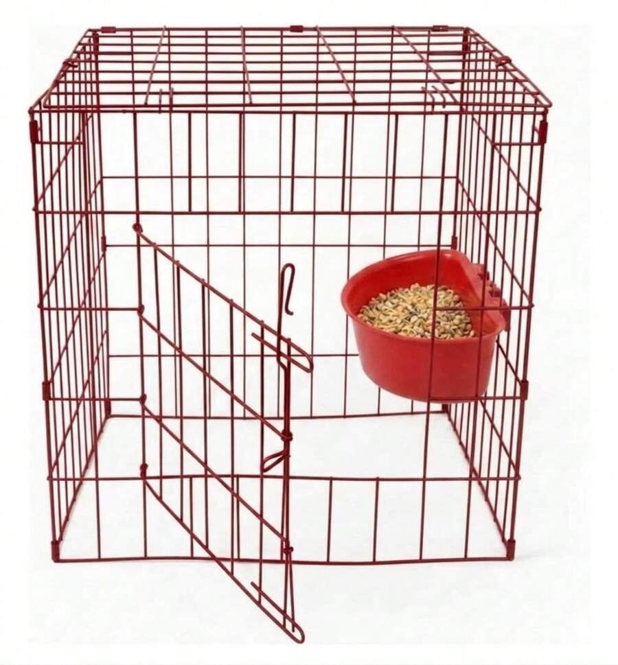 60x60 Colorful Scratching Post Cage - M - View 1