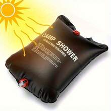 20L Portable Camping Shower Bag With Detachable Hose And Switch Shower Head, Suitable For RV, Beach, Hiking Outdoor Travel Gear - Multicolor - View 7