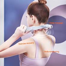 Multi-Part Roller Massager, Body Massage Tool, Rollers Can Be Opened And Closed To Clean Lymphatic System, Suitable For Neck, Shoulders, Thighs, Waist, Arms, Etc., Soothing Limbs, Neck, Waist And Body Lymph Relaxation Tool, Universal Soothing Massage Clip - A - View 8