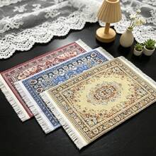 Miniature Carpet Model, Suitable For Multiple Scenes Mini Accessories, Miniature Home Floor Mat, DIY French Style Home Decor Accessories, Pocket Scene Small Parts, Perfect Collection Gift For Hobbyists And Enthusiasts - Multicolor - View 2