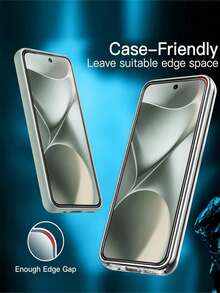 MSRI 3pcs Full Coverage Tempered Glass Screen Protector, High Definition Clear, Anti-Fingerprint, Sensitive Touch, Precise Fit, Compatible With Phone Case, Scratch Resistant, Bubble-Free Installation, Easy Application, Compatible With GooglePixel 10/10 XL/9/9Pro XL/9a/8/8a/8Pro/7/7a/6/6a And Other Models - Clear - View 3