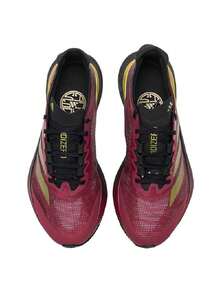 Adidas Sepatu Lari Pria dan Wanita ADIZERO BOSTON 12 CNY 2026 Musim Panas Tahun Baru Merah Sepatu Lari Balap JS1919 - Energi Merah/Emas/Hitam - View 9