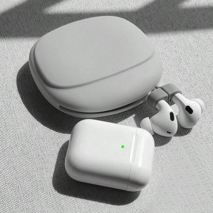 矽膠軟殼耳機收納包，耳機收納袋，旅行必需品，旅行配件，充電器收納袋，辦公必需品，數據線收納袋，電子線材整理袋，輕量，大容量，便攜配件 - 彩色 - 查看 1