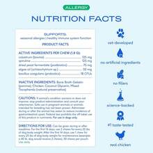 Native Pet Dog Allergy Chews - Dog Allergy Relief For Medium Breeds - Supports Seasonal Itch Relief, Healthy Immune Function &Amp; Reduces Sneezing - Colostrum, Spirulina, &Amp; Probiotics - 30 Days Supply - ColorA - View 6