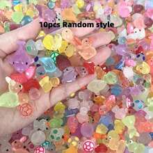 10/20/30/50个装 - 迷你树脂动物摆件，可隐藏发光小鸭、恐龙和其他微型动物，具有夜光效果，适用于微型花园景观、水族箱、盆栽植物、派对装饰等。迷你树脂动物摆件，小巧精致，适合微型仙境花园景观装饰。 - 彩色 - 查看 9