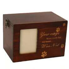 Pet Cremation Urn Ash Urns For Dogs Casket Wooden Box Commemorate Memory Box UK - UK-l313201 - View 7