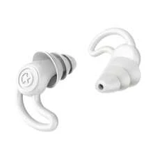 2pcs White Silicone Earplugs, Waterproof For Swimming, Sleeping, Diving, Surfing, Soft And Comfortable Ear Protection - Three Floors - View 9