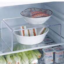 1pc Acrylic Display Stand Transparent Elevated Shoe Rack Shoe Holder Thickened Bent U-Shaped Acrylic Shelf - 1 Pc - View 3