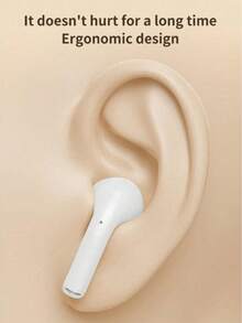TWS Earbuds, Airbuds Wireless Earphones And Bluetooth Headphones, White Design, Built-In Microphone For Clear Calls, Comfortable Stem Design, Compatible With All Mobile Devices, Suitable For Fitness, Running And Daily Use - Multicolor - View 4