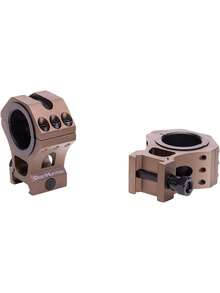 Optics Precision 21 Mm Picatinny Scope Rings, 34 Mm Tactical Scope Mount With 1 Inch 30 Mm Adapter 36 Mm/ 1.42 In Center Height Father's Favorite Gift - 皮卡汀尼導軌瞄準鏡環 + 棕色 - 查看 4