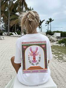 Women T-Shirts - 白色 - 查看 3