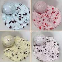 1pc Handmade Squishy Stress Relief Toy, Creative Soft Sensory Fidget Toy, Slow Rebound Stress Ball, Portable Relaxing Desktop Decor Gift, Suitable For Teens And Adults (Random Color And Style) - 彩色 - 查看 2