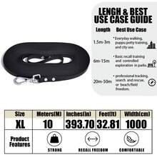 Bio-Polyester Long Dog Training Leash, Quick-Dry Stain-Resistant Pet Lead With Comfortable Handle, Suitable For Small, Medium, Large Dogs For Beach, Lake, Hiking, Camping - Multicolor - View 23