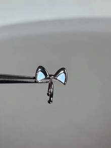 1pc Cute Rabbit Ear Unique Design Ear Clip For Women, Sweet Cat Ear Playful Ear Cartilage Clip Ear Jewelry - Multicolor - View 7