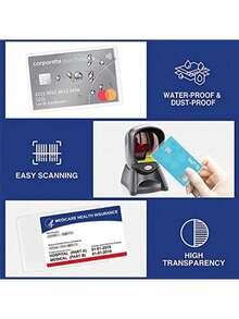 2026 Medicare Advantage Essential! 20pcs Transparent Card Sleeves, Anti-Theft Protective Covers, Suitable For New Medicare, Social Security SSN Cards And Credit Cards - Sets - View 8