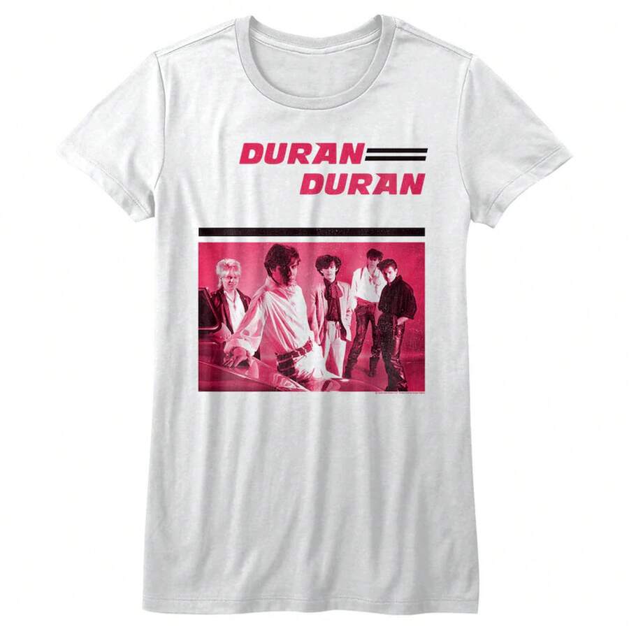 Vintage Duran Duran Tee - Women's 1981 Album T-Shirt - 白色 - 查看 1