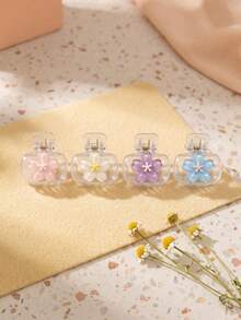 Cherry Blossom Pattern Portable Toothbrush Holder, Transparent Travel Toothbrush Storage Box, Dust-Proof Toothbrush Rack, Lightweight Design Easy To Carry, Suitable For Home, Dorm, Travel, Vacation, Perfect Gift For Travel Enthusiasts, Essential For Oral Care - Style 1 - View 9