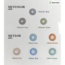 Lalens Metcolor 綠色無縫自然圓形隱形眼鏡 1對 批發美容隱形眼鏡 年度使用 DIA14.20MM BC8.6MM，自然融合色調 適合深色與淺色眼睛 友善佩戴，煙燻妝容美學 派對約會眼部美容隱形眼鏡 - Trinity Green - 查看 7