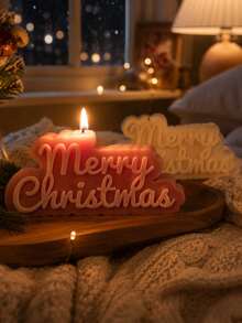 قالب سيليكون بحروف عيد الميلاد المجيد لصنع الشموع والراتنج والجبس، ديكور عيد الميلاد DIY، هدية يدوية الصنع - قالب سيليكون بحروف Merry Christmas - مشاهدة 4