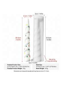 Tall Gnome Christmas Tree 2-Piece Silicone Mold For Candle, Resin, Plaster DIY Christmas Decoration Holiday Gift Handmade Mold - Christmas Silicone Mold - View 13