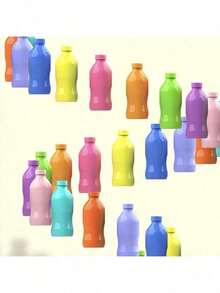 1 buah Permainan Tebak Warna Botol, Termasuk 20 Botol Bertanda Warna dan Kotak Penyimpanan, Permainan Papan Strategi Warna, Permainan Puzzle Memori Edukatif untuk Remaja dan Dewasa, Malam Keluarga, Ulang Tahun, Pesta Halloween, Mainan Strategi Kelompok (Warna Botol Acak) - MultiWarna - View 8