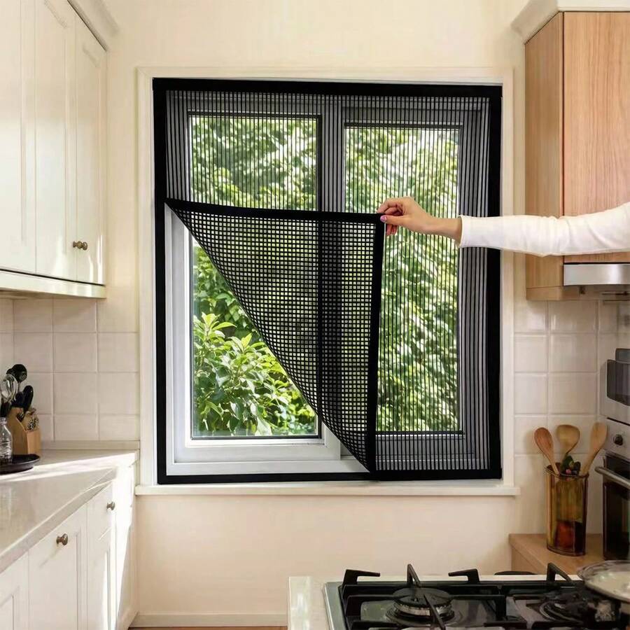 Shade Door & Window Cover - Black - View 1