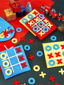 10/5 Sets Tic Tac Toe Party Favors, Tic Tac Toe Board Game, Random Multicolor Family Strategy Board Game, Felt Mini Nine-Grid, Suitable For Family Birthday, Holiday Party Gifts, Good Gift Bag Fun Indoor Game Night Activity (Mixed Colors) - Multicolor - View 2