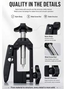 VXM Bicycle Hydraulic Brake Oil Needle Installation Press-In Tool, Oil Tube Top-In Insert, Tube Cutter, Olive Head Press-In - Black - View 9