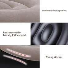 Inflatable Sofa Suitable For Outdoor Camping And Leisure, Made Of Durable PVC Material, Black, Lightweight And Easy To Carry, Suitable For Yard, Lawn Or Backyard Use - Multicolor - View 5
