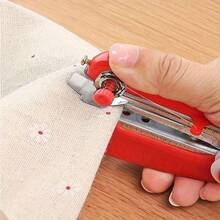 1pc Mini Manual Portable Sewing Machine, Multi-Function Mini Handheld Sewing Machine, Suitable For Home And Travel Use, Student Hand Sewing Machine, Small Sewing Machine, Lightweight Sewing Tool, Quick Repair, Sewing Machine Accessories, Fast Sewing, Easy Mending, Home Essential, Travel Emergency - Sewing Machine - View 7